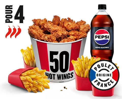 Menu 50 Hot Wings